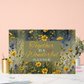 Samen is een prachtige plek om acryl teken te zijn acryl bord (Huwelijk)