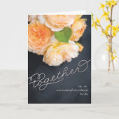 Samen is een prachtige plek om te worden kaart (Gele Bloem)