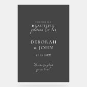 Samen is een prachtige plek om te zijn! Elegant, Acryl Bord (Voorkant)