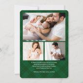 Samen is onze favoriete foto familie kerst feestdagenkaart (Achterkant)