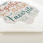 Samen is onze favoriete plaats om het Citaat van d Sherpa Deken (3/4)