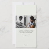 Samen is onze favoriete plek 3 Foto Feestdagenkaart (Achterkant)