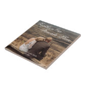 Samen is onze favoriete plek, jubileumfoto tegeltje (Zijkant)