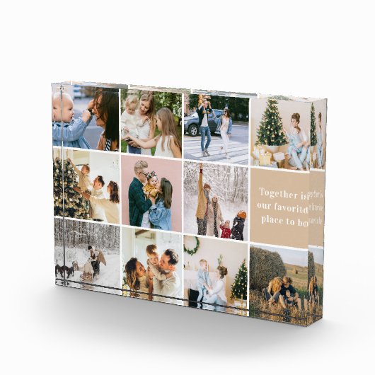 Samen is onze favoriete plek om fotocollage te zij fotoblokken (Rechts)
