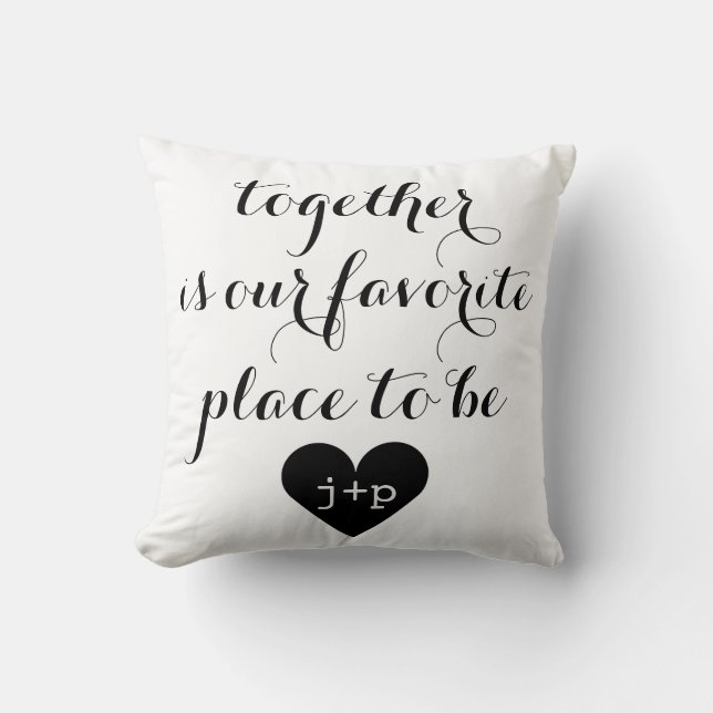 Samen is onze favoriete plek om kussen te zijn (Voorkant)