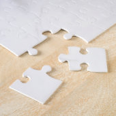 Samen is onze Happy Place Kerstfamilie Foto Legpuzzel (Zijkant)