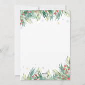 Samen kerstfeest feestdagenkaart (Achterkant)