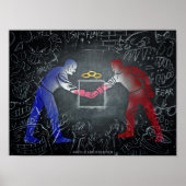 Samen komen waar de wereld uit is poster (Voorkant)