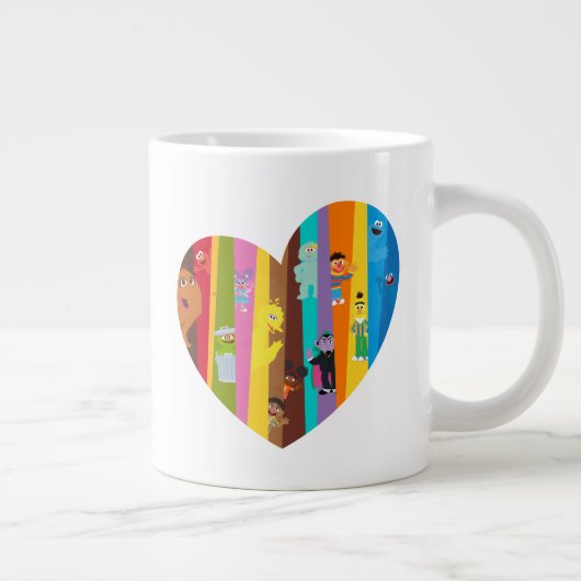 Samen Komt Het Hart Grote Koffiekop (Rechts)