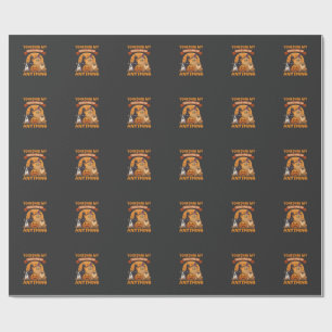 Samen kunnen honden alles Halloween Pompoen Maan Cadeaupapier