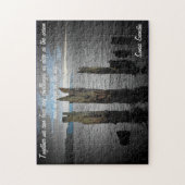 Samen kunnen we alle uitdagingen het hoofd bieden legpuzzel (Verticaal)