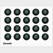 Samen Kunnen We Een Betere Wereld Bouwen Eenheidsb Ronde Sticker (Vel)