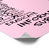 Samen kunnen we een cru vinden (zwarte tekst) poster (Hoek)