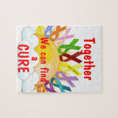 Samen kunnen we een CURE vinden Legpuzzel (Horizontaal)