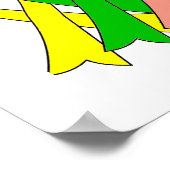 Samen kunnen we een echte CANCER-RIBBONS vinden Poster (Hoek)