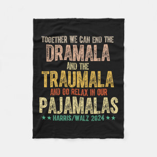Samen kunnen we een einde maken aan de drama- en t fleece deken