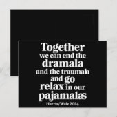 Samen kunnen we een einde maken aan de drama's en  briefkaart (Voorkant / Achterkant)