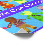 Samen kunnen we het mondiale Poster veranderen (Hoek)