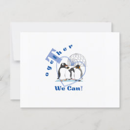 Samen kunnen we het | Motiverende quote  Briefkaart
