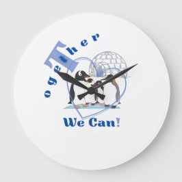 Samen Kunnen We Het | Motiverende quote  Grote Klok