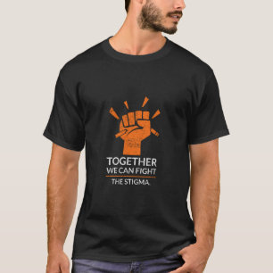 Samen kunnen we het stigma bestrijden - geestelijk t-shirt