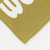 Samen kunnen we onze planeet Cute Message redden Fleece Deken (Hoek)