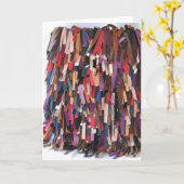 samen leer kaart (Gele Bloem)