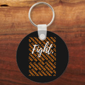 samen leukemie bestrijden bewustzijn van bloedkank sleutelhanger (Voorkant)