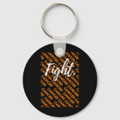 samen leukemie bestrijden bewustzijn van bloedkank sleutelhanger (Achterkant)