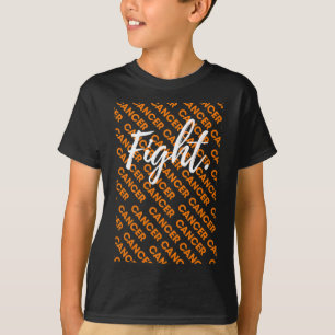 samen leukemie bestrijden bewustzijn van bloedkank t-shirt