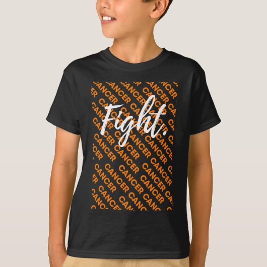 samen leukemie bestrijden bewustzijn van bloedkank t-shirt (Voorkant)