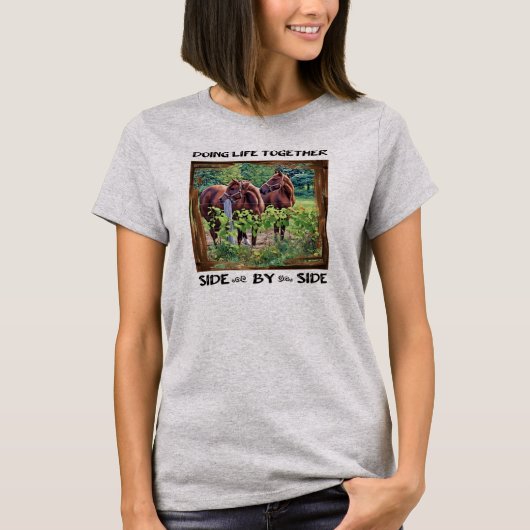 Samen Leven - Zij aan Zij T-shirt (Voorkant)
