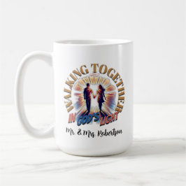 "Samen lopen in Gods licht"- 1 Johannes 1:7 Koffiemok