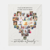 Samen maken we een familiefoto-collage fleece deken (Voorkant)
