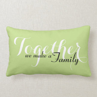 Samen maken we een familielobbykussen van 13 x 21  kussen