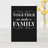 Samen maken we Familie Kaart (Gele Bloem)