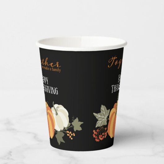 Samen maken we familie, Thanksgiving Papieren Bekers (Links)