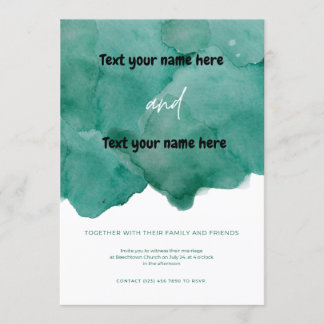 Samen met hun familie en vrienden kaart