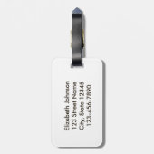 Samen met mijn kabouters bagagelabel (Achterkant verticaal)