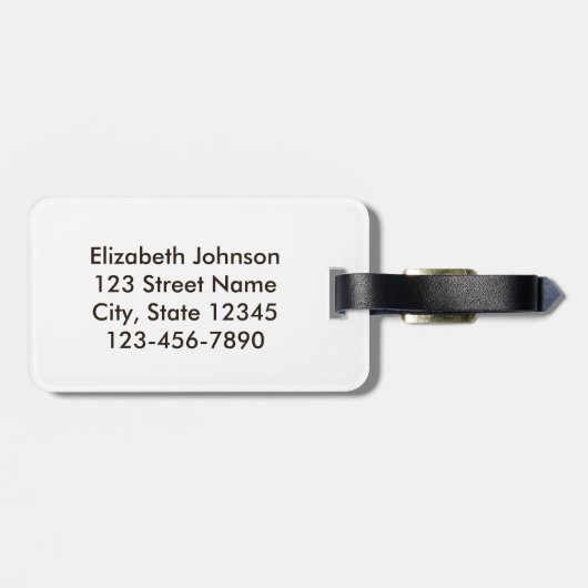 Samen met mijn kabouters bagagelabel (Achterkant horizontaal)