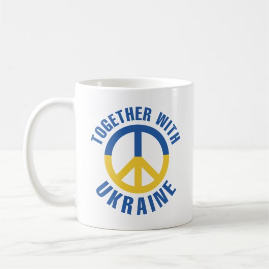 samen met Oekraïne Koffiemok (Links)