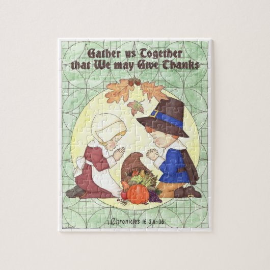 Samen met ons Pilgrim Legpuzzel (Verticaal)