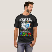 Samen Mijn Opa Steunen We Will Win Autisme Bewustz T-shirt (Voorkant volledig)