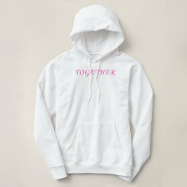 Samen Mooie Bijpassende Koppel Gespleten Hart Vrou Hoodie
