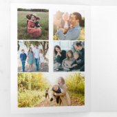 Samen multi fotojaar in de review drieluik wenskaart (Binnenzijde eerst)