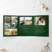 Samen multi fotojaar in de review drieluik wenskaart (Binnen)