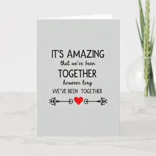 Samen nog steeds geweldig Liefdeskaart Kaart