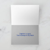 Samen of apart Je bent altijd in mijn hart Kaart (Binnen)