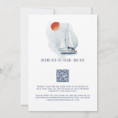 Samen op weg naar de toekomst bruiloft kaart (Achterkant)