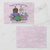 Samen oud worden notitiekaartje (Voorkant / Achterkant)